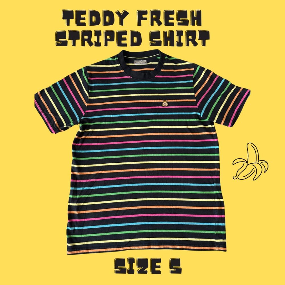 🟡 Teddy Fresh Striped Shirt | Size S 🟡